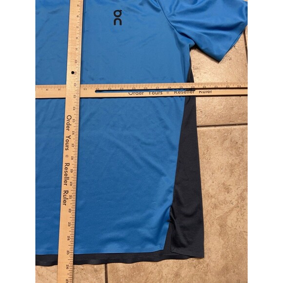 On Cloud Shirt Mens Large Blue Performance T Running Lightweight Athletic Gym - Picture 4 of 6